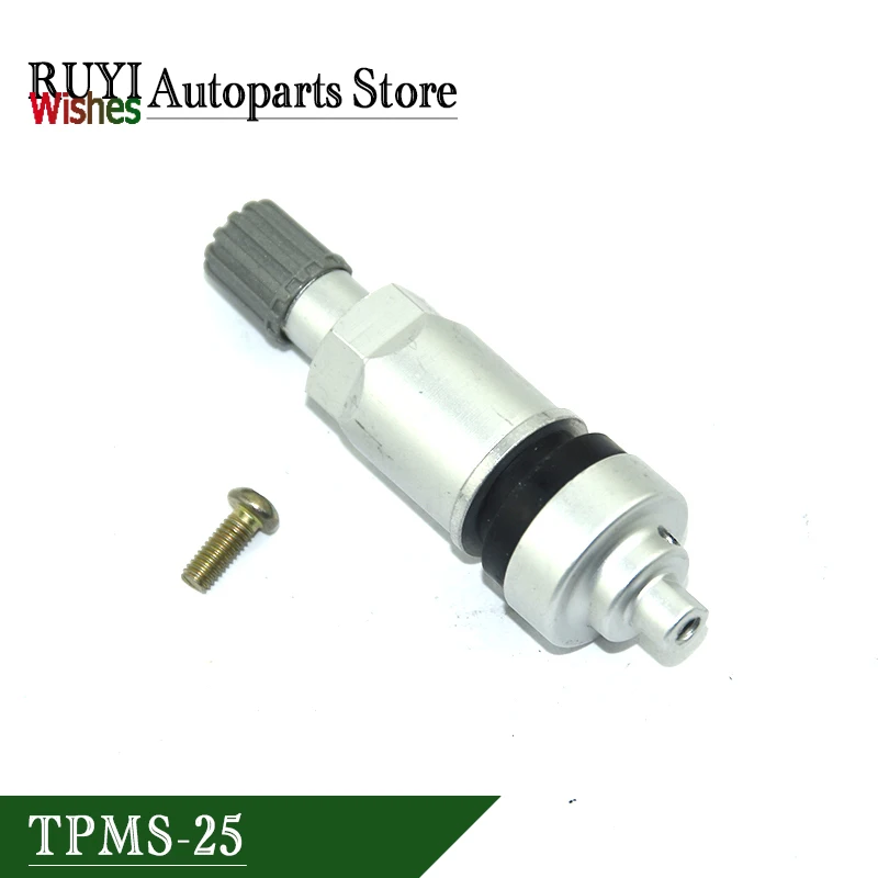 New TPMS-25 Tire Valve For Geely Aluminum Alloy Car Valve Stem Tire Sensor Kit TPMS Tire Pressure Sensor Valves Replacement