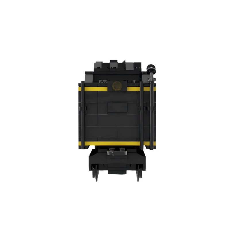 MOC West Virginia Railway 734 Vervoer Trein Model DIY Bouwsteen Assemblage Technologie Bricks Speelgoed Voor kinderen Gifs