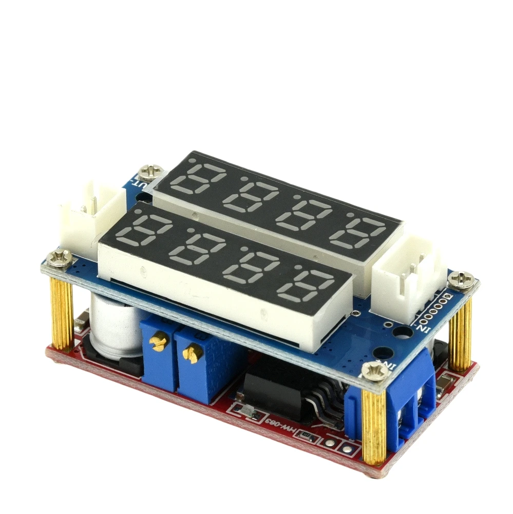 XL4015 5A CC CV Leistungsmodul – Einstellbarer Abwärtswandler mit Voltmeter & Amperemeter (2-in-1 LED-Treiber/Ladegerät) – Detail 1