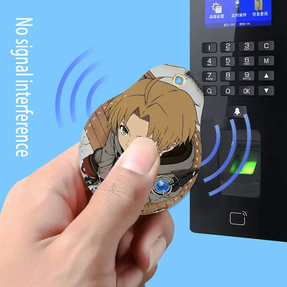 Anime M-Mushoku T-Tensei Magnetic keychain case For Apple Airtags, also suitable for Pandora Tag dog tracker/locator devices