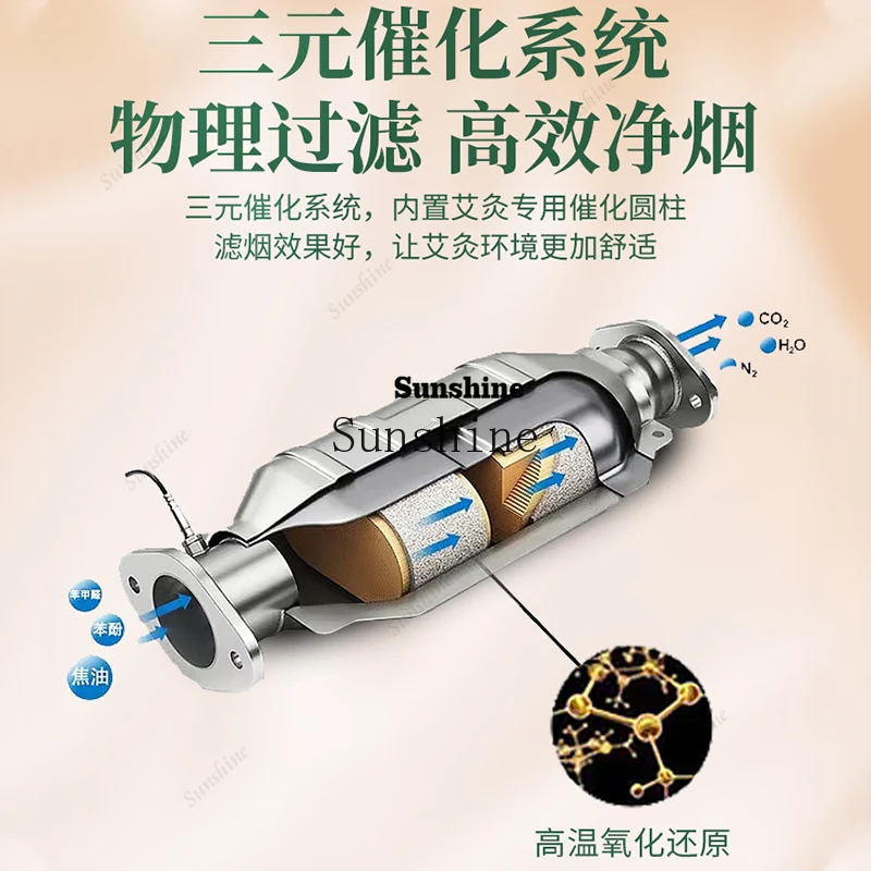 Open flame moxibustion bed automatic physiotherapy moxibustion one-click ignition beauty salon  FT