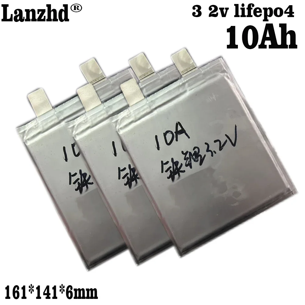 

1-20pcs 3.2v lifepo4 rechargeable battery 10Ah lithium-ion polymer battery for 24v 12v 36v 10ah battery pack