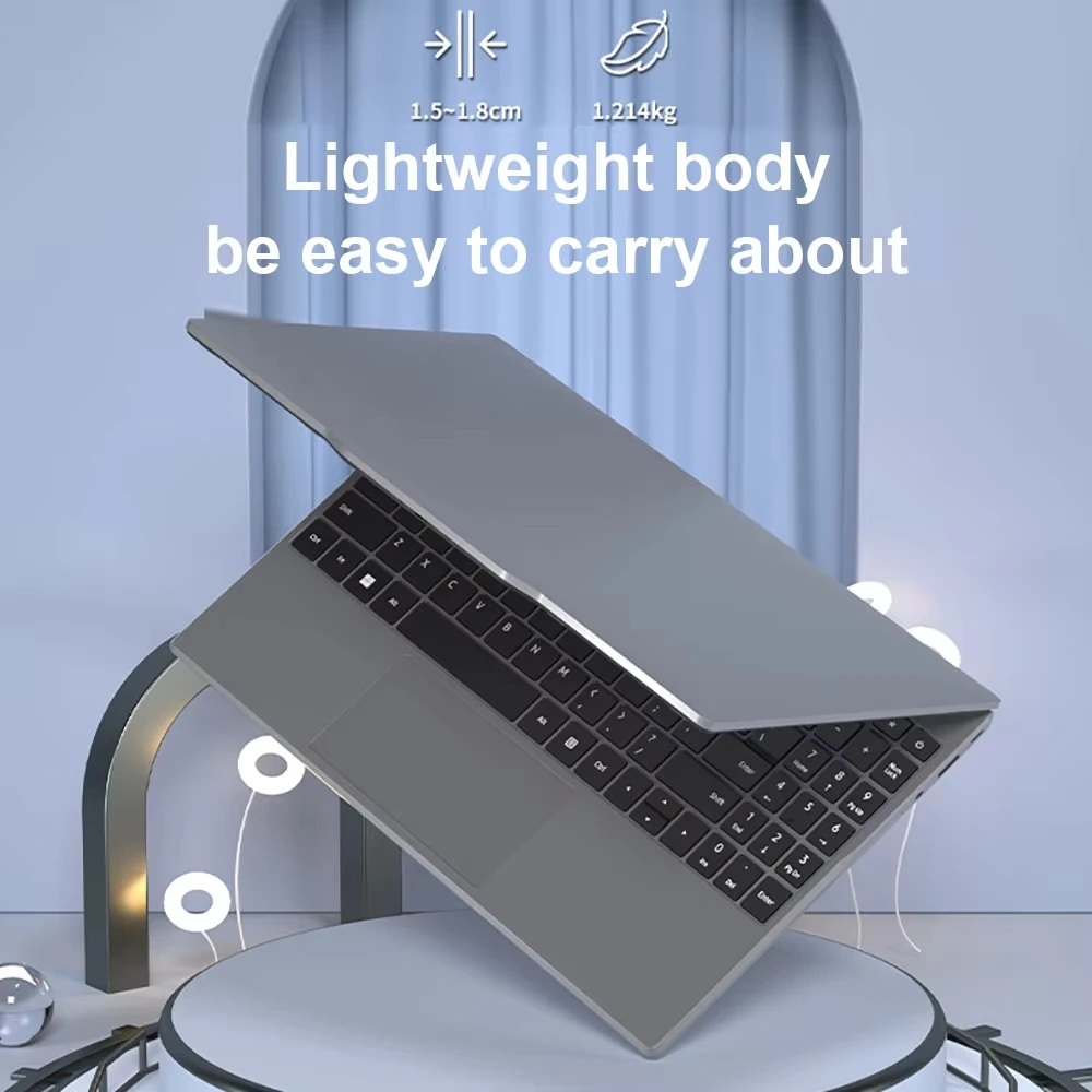 S8 Thin and Light Laptop 14.1‘’ intel N5095 1920*1080 60Hz mini Laptops 5000mah 2*DDR4 32GB M.2 2TB SSD PCIE Portable Computer