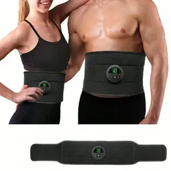 EMS Muscle Stimulator Massage Toning Belt Abs Trainer Electric Muscle Toner Fitness Training Body Slim Belly Waist Unisex
