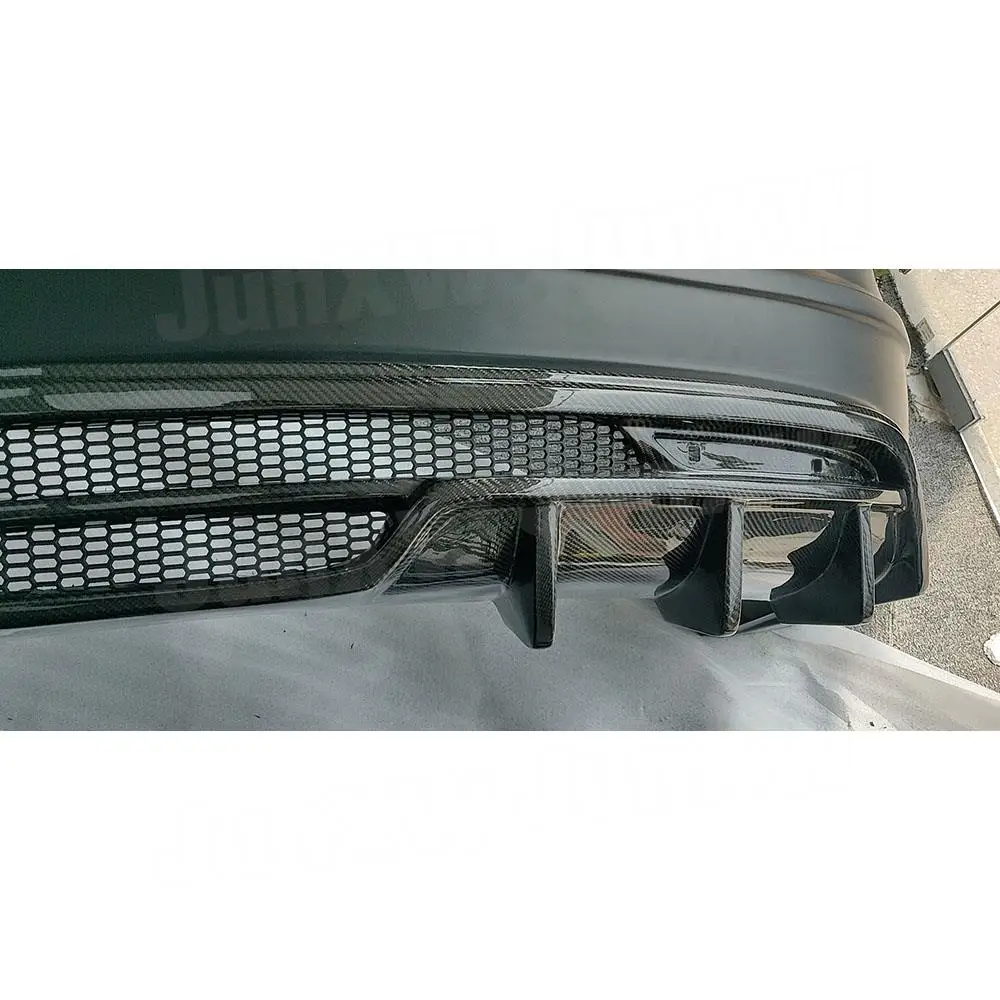 

Высококачественный задний бампер из FRP с карбоновым диффузором для Tesla Model S Sedan 4-дверный 2017-2019, комплект обвеса для заднего бампера
