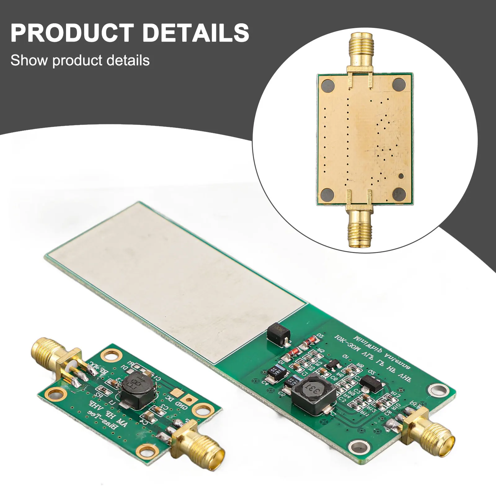 Part Name Bias Tee for sma Output Interface for antenna Range Operating Frequency Range Output Interface Part Name