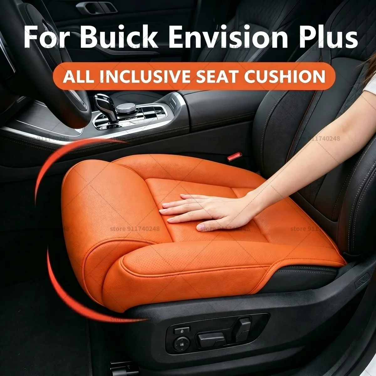 

Подушка-удлинитель для поддержки ног и бедер из пены с эффектом памяти для Buick EnvisionPlus, кожаный удлинитель, аксессуары для интерьера