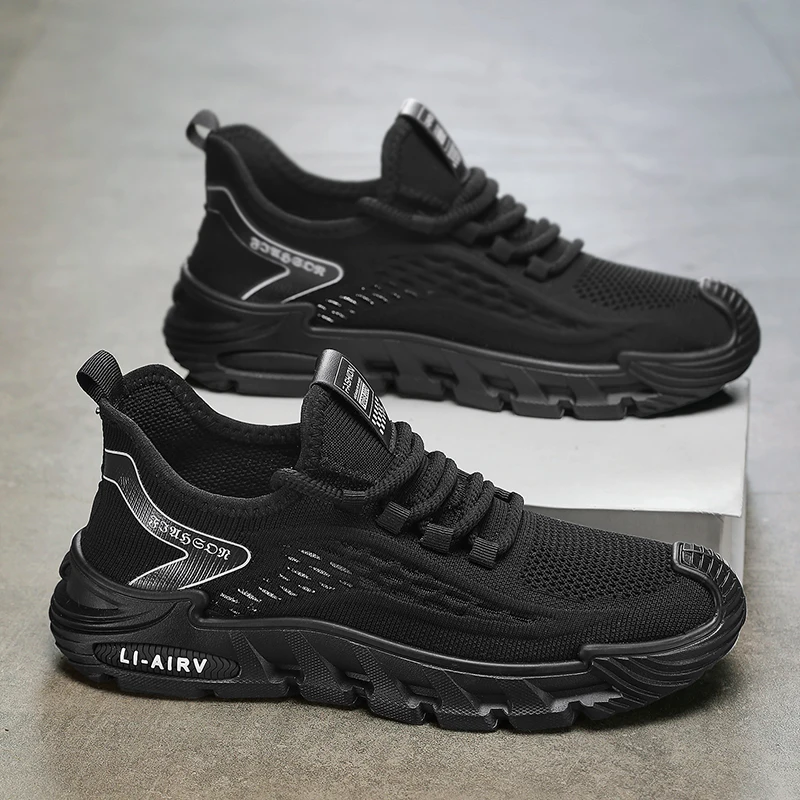 

Men's Summer New Sport Casual Shoes Ultra-light Breathable Mesh Shoes Lightweight Wear-resistant Soft Bottom Running Shoes