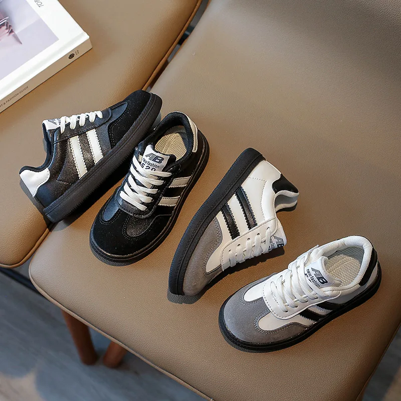 

Boys Sport Shoes Kids Running Shoes Retro Classic Fashion Children Casual Sneakers Breathable Spring Autumn 2025 Brand New