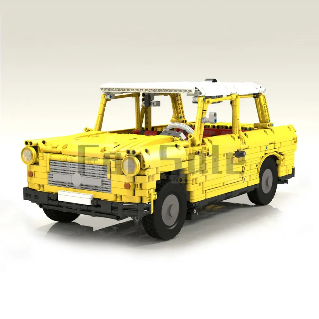 MOC-12087 Trabant 601 Universal by Holgi & Technicbasics Building Block Model Spliced Electric Toy Puzzle Kids Gift