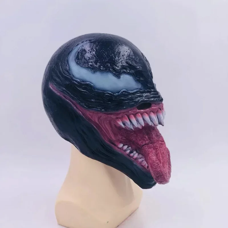 Gifmasker Cosplay Halloween Horrorheld Latex Gif Draagbare Acteur Volwassen One-Size Comic-Con Party Maskerade Rekwisieten