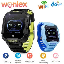 Wonlex KT12 children's Smart Watch Anti-Lost Tracker Kids smartwatch 4G Video Call SOS GEO Fence Locator Camera Phone Watch