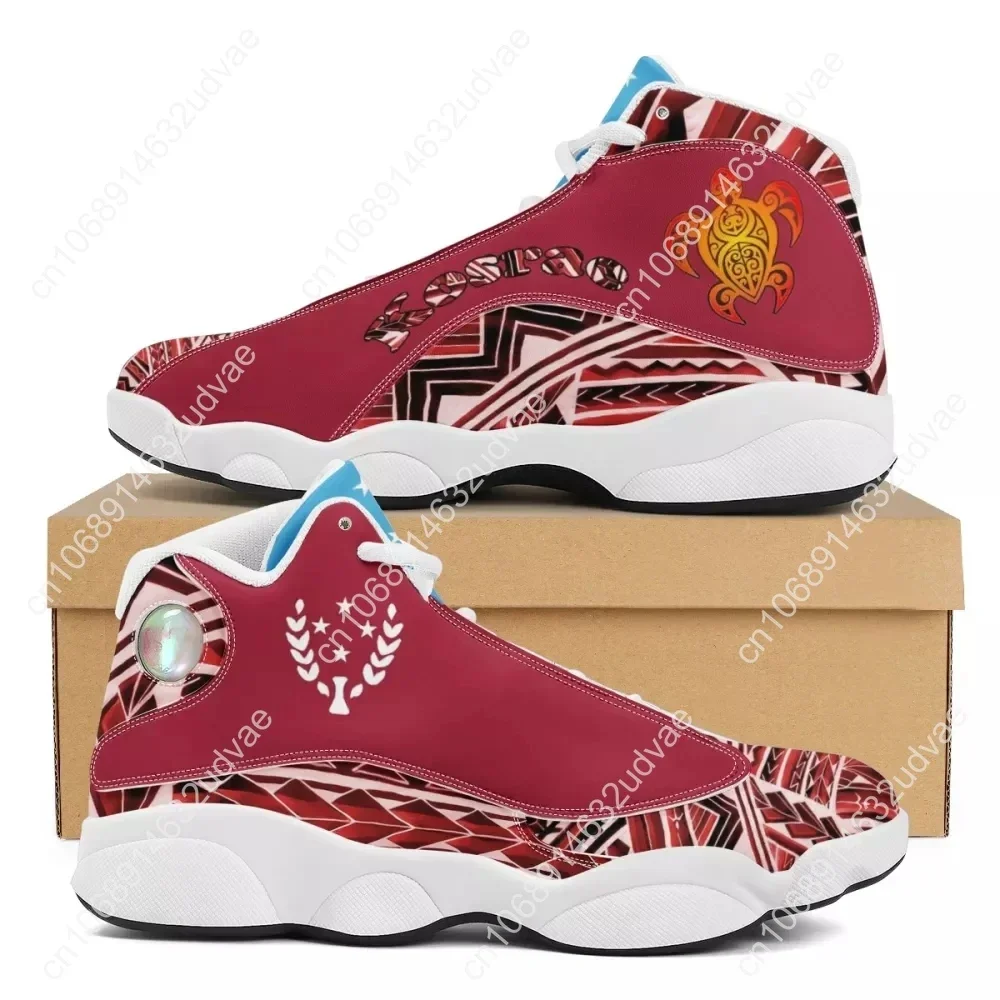 Zapatillas de correr de estilo Tribal de Samara polinesiana para hombre, zapatos deportivos de baloncesto personalizados con logotipo de equipo, novedad