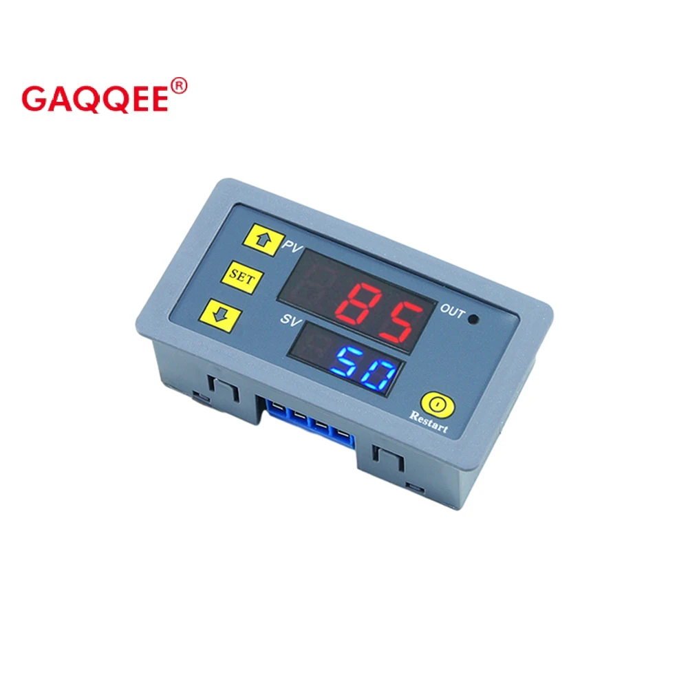 T3230 AC 110V 220V DC 12V DC 24V Digital Time Delay Relay LED Display Cycle Time Delay Switch Adjustable Timing Relay Tools