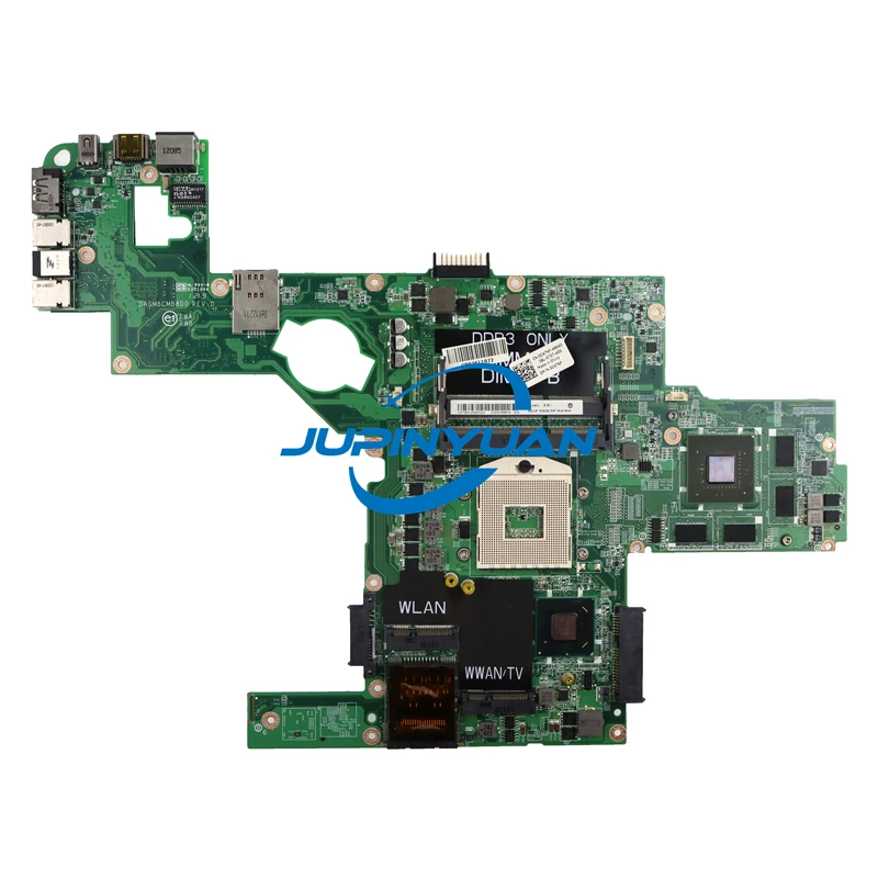 CN-0C47NF CN-0714WC For Dell XPS 15 L502X Laptop Motherboard DAGM6CMB8D0 With GT525M GT540M GPU N12P-GE-A1 DDR3 HM67 Tested