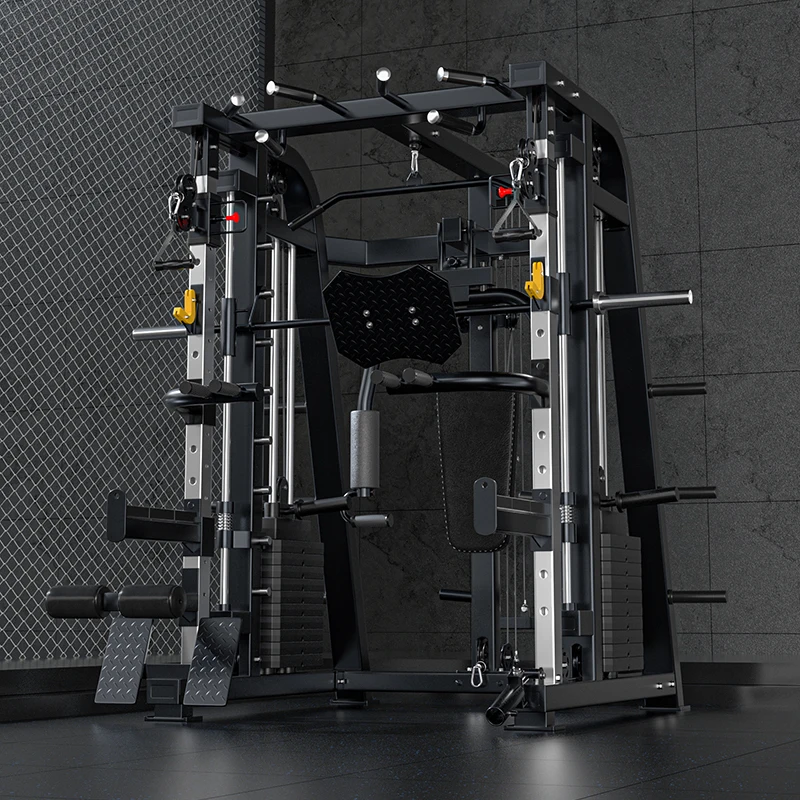 2026 Commercial Complete Functional Multifunctional Smith Machine Fitness Gym Equipment With Weight Stack New