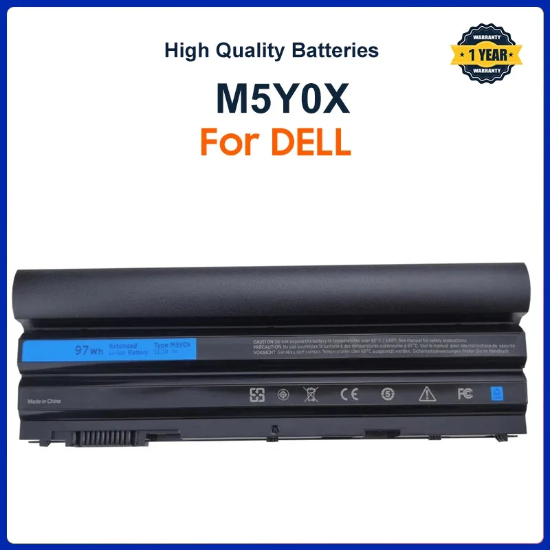 

9000mAh M5Y0X Laptop Battery for DELL Latitude E6420 E6520 E5420 E5520 E6430 E5530 E5430 71R31 NHXVW T54FJ