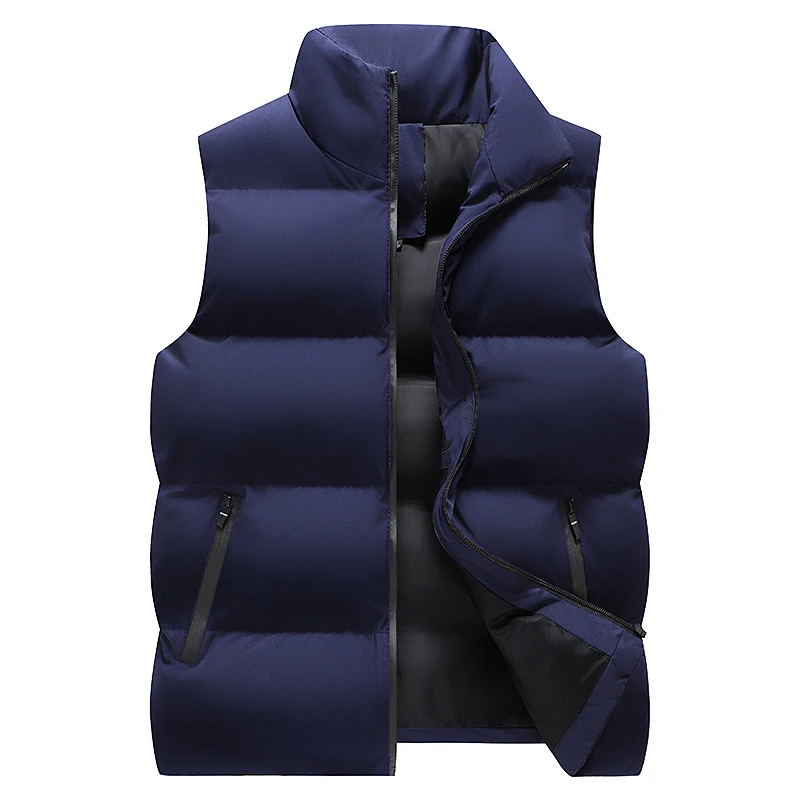 Winter New Thickened Warm Trendy Cotton Vest Comfortable Versatile Breathable Windproof Breathable High Quality Outdoor Men Top