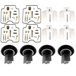 for FZS 600 Fazer 1998-2003 FZS600 Motorcycle carburetor repair kit plunger floating needle seat parts Diaphragm