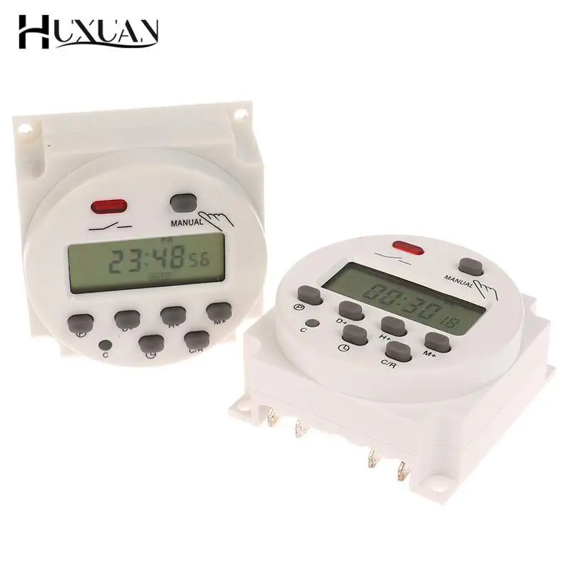 1Pc 12V 24V 110V 220V CN101A Digital LCD Power Timer Programmable Time Switch Relay CN101 Timer Switch Power Timer