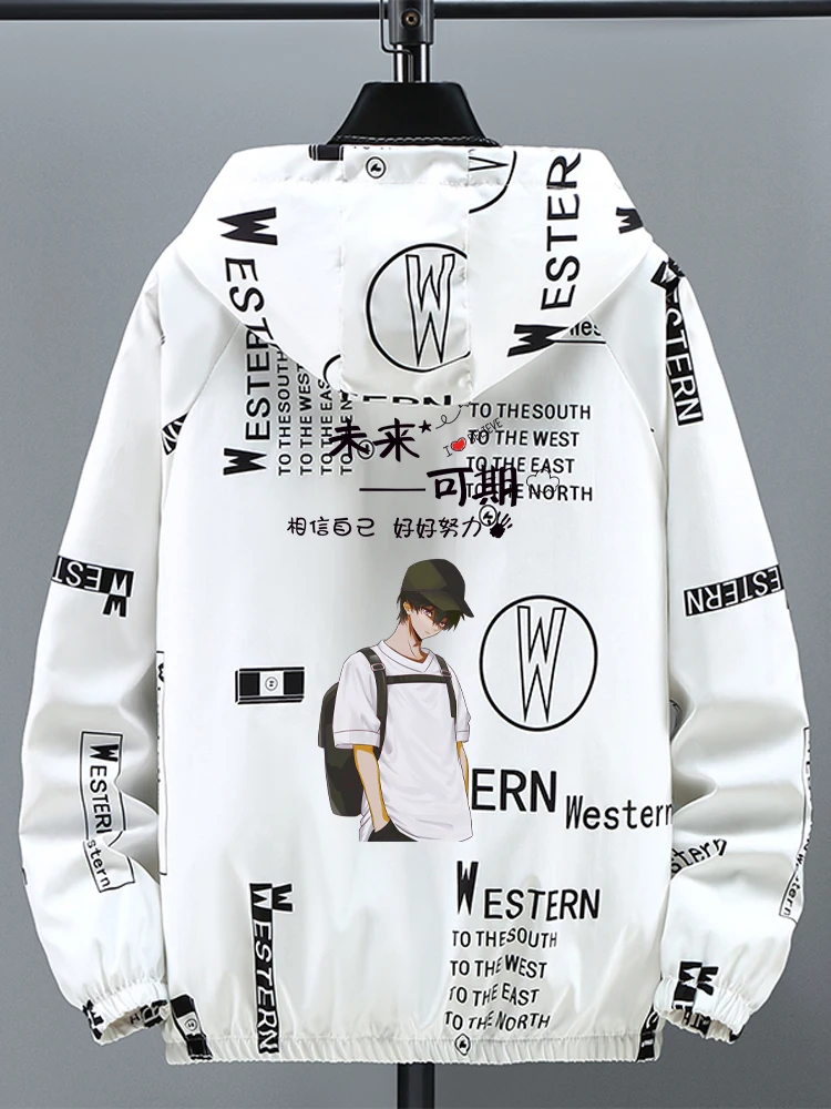 

Мужская куртка с капюшоном, осенне-зимняя, новая, в гонконгском стиле, модная, повседневная, студенческая, больших размеров, для пар, верхняя одежда