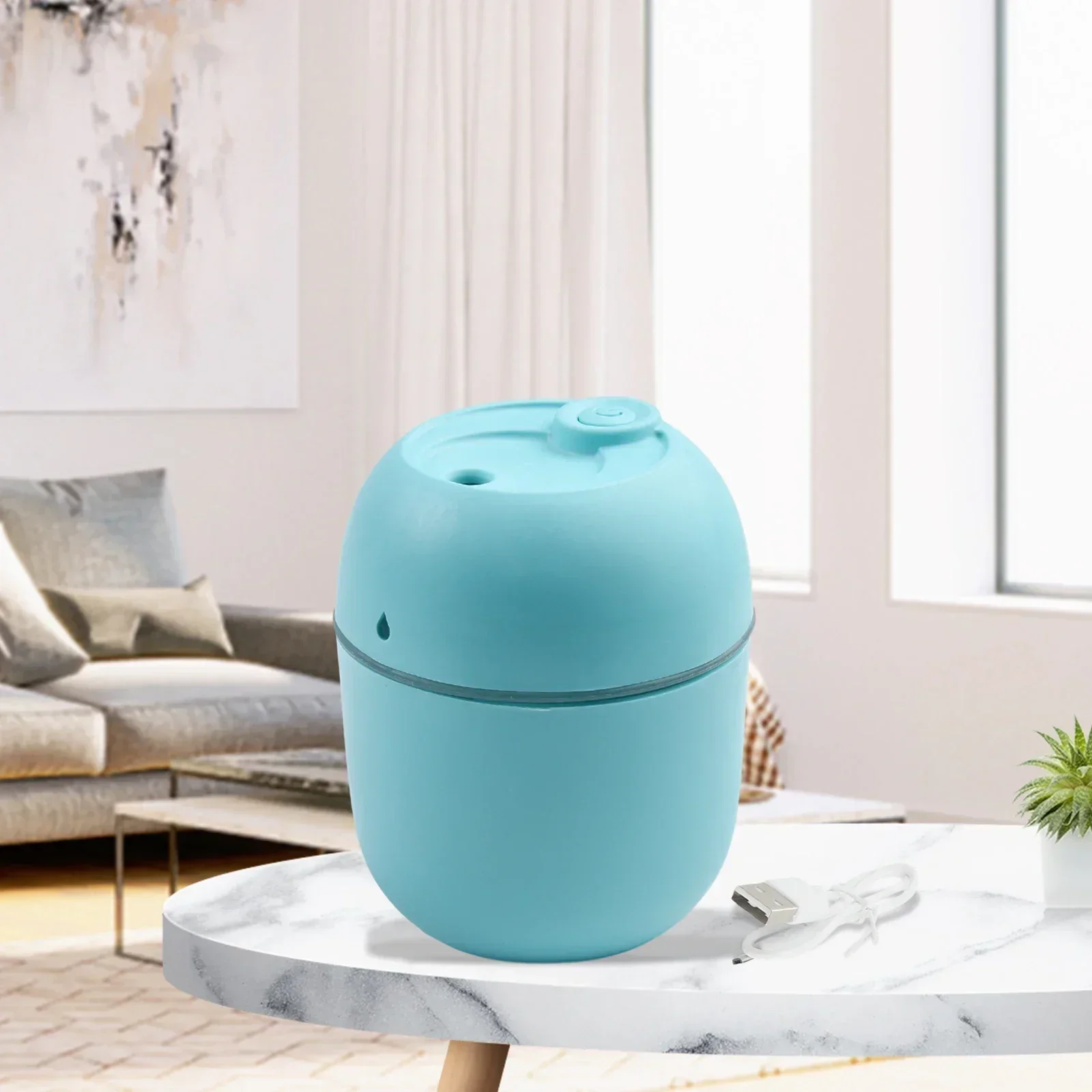 220ML Air Humidifier Aromatherapy Cool Mist Car Aroma Diffuser Portable USB Essential Oils Purifiers LED Lamp Home Fragrance