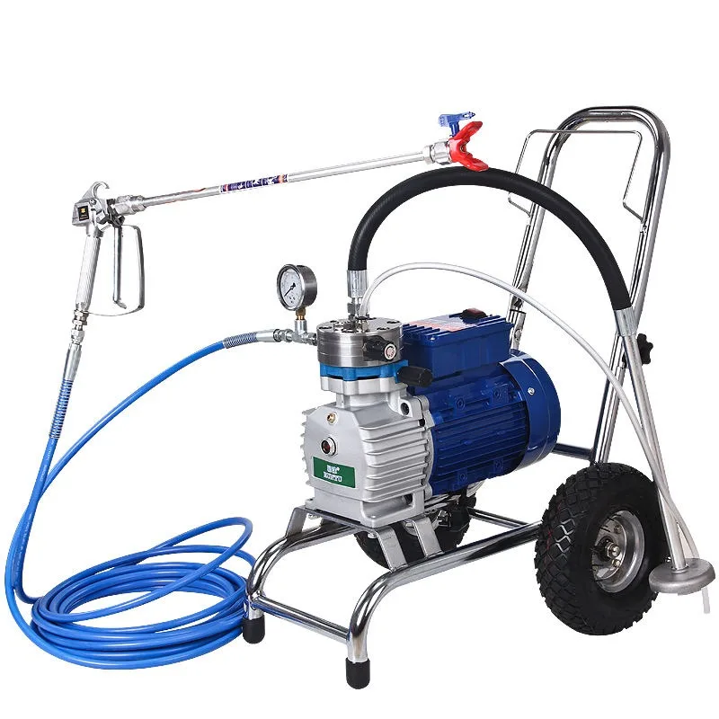 Spruzzatore di vernice in lattice spruzzatore di ingegneria di vernice piccolo elettrico per interni ed esterni per la ristrutturazione di piastrelle in acciaio a colori