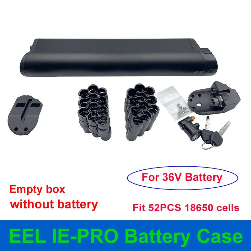 EEL IE-PRO obudowa baterii czyli PRO Box 36V Fit 52PCS 18650 ogniw 10S 5P taśmy z niklu 10 s20a BMS do DIY epro akumulator