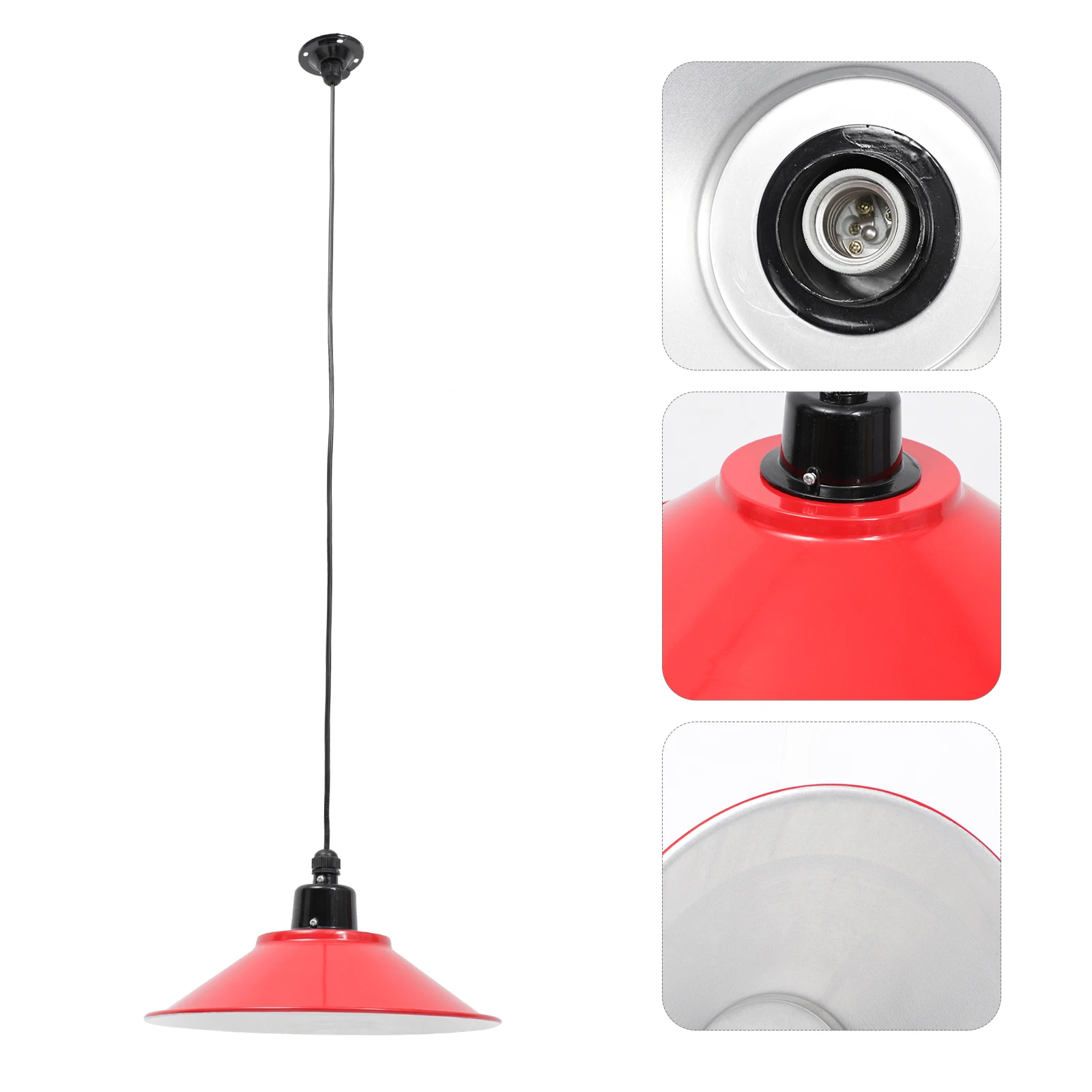 

1pc Simple Home Restaurant Ceiling Lamp Retro Aluminum Pendant Durable Decorative Light Indoor Porch Cafe Hanging Lamp Modern