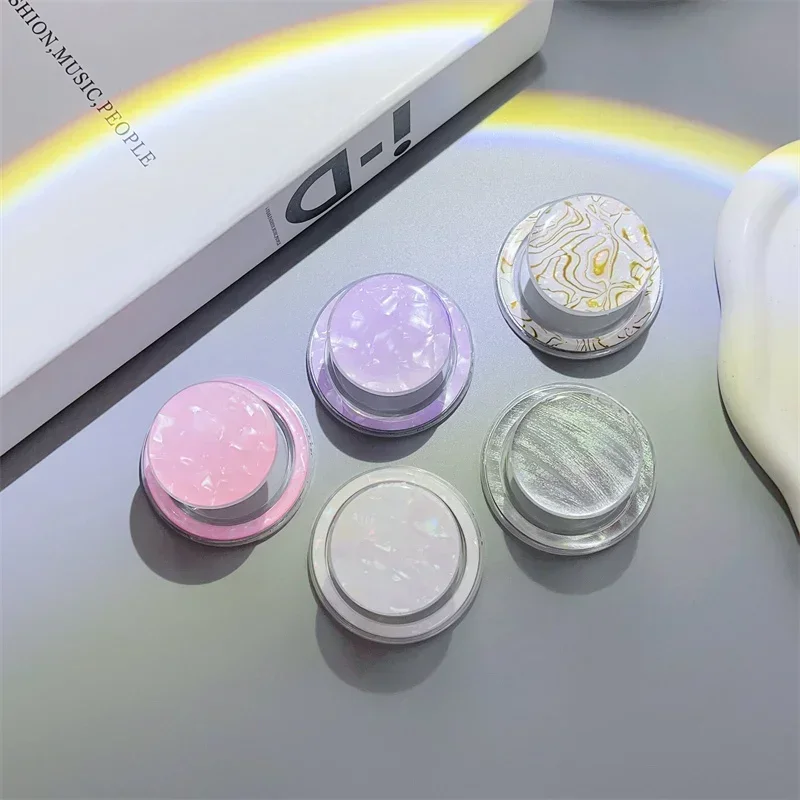 Luxury Glitter Coloful Round Magnetic Holder Grip Tok Griptok Phone Stand Holder Support For iPhone 15 For Pad Magsafe Smart Tok image 5