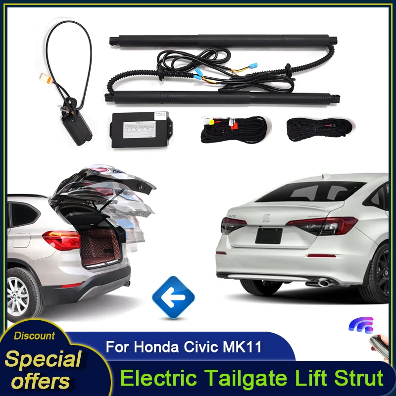 

For Honda Civic MK11 2021~2024 Car Electric Tailgate Tail Gate Strut Vehicle Power Rear Door Lift System Kit for Trunk