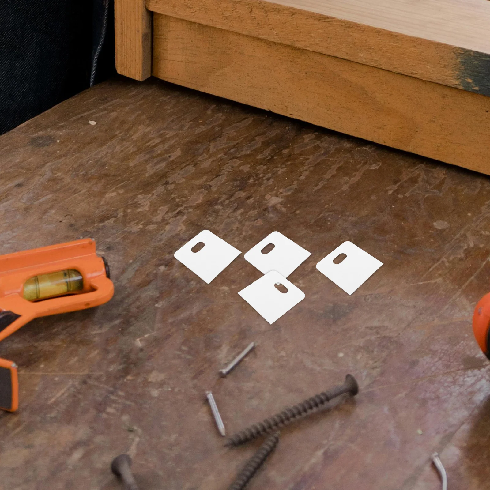 

100Pcs Vertical Blind Repair Kit White Tabs Easy Installation for Multiple Repairs and Stylish Appearance