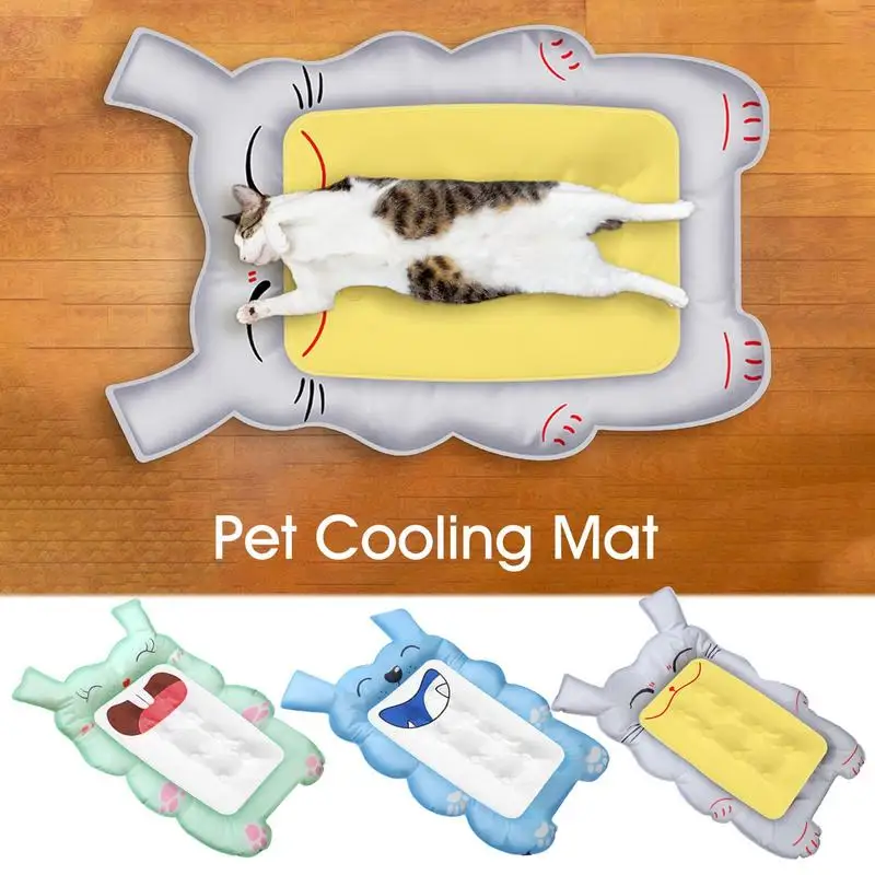 Dog Cooling Mat Waterproof Summer Dog Sleeping Mattress Non-slip Ice Pad For Dog Breathable Summer Pet Supplies Accessories