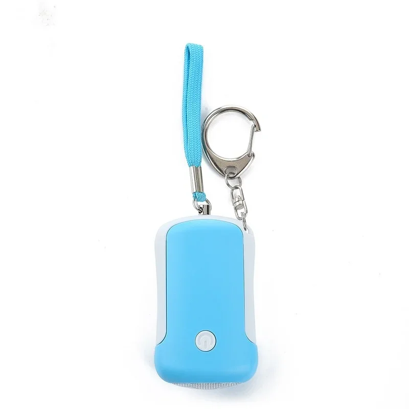 Recarregável Self Defense Keychain Alarme, Alto Siren de Emergência Anel com Luz LED, SOS Safety Alert Device, 125 dB