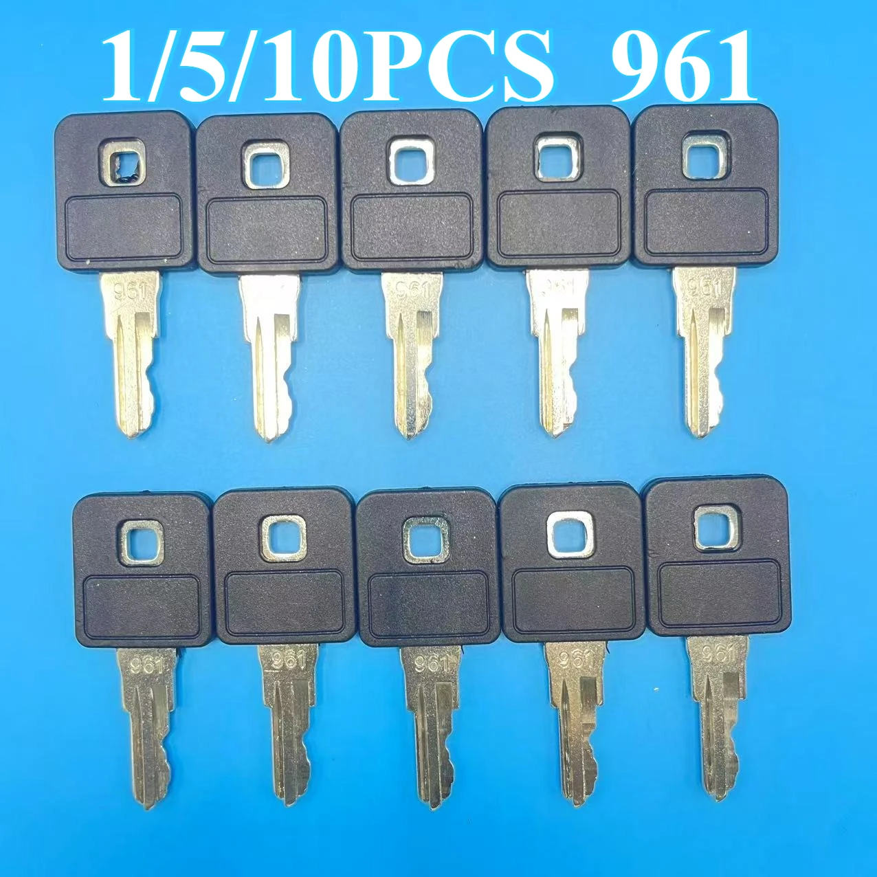 

1/5/10Pcs 9961 Ignition Key 214961 214-961 961 Compatible with Ditch Witch Trencher RT40 1330