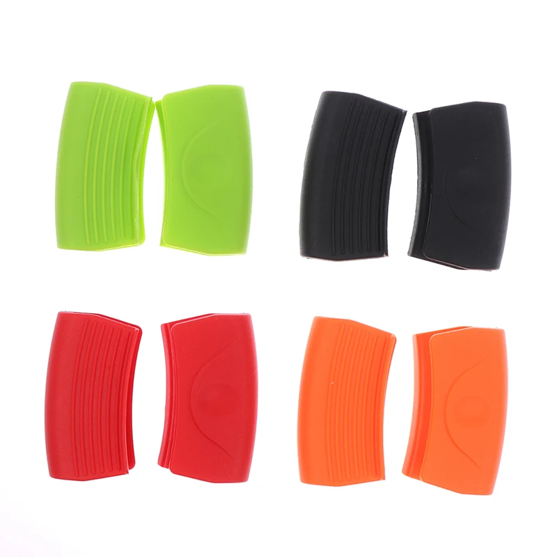 1pcs Silicone Grip Kitchen Accessions Pot Holder Sleeve Pot Glove Pan Handle Cover Grip Kitchen Tools