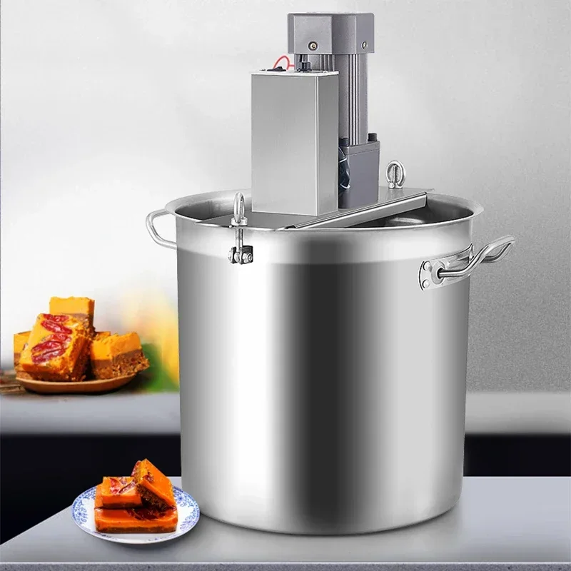 750W Frying machine Commercial small fully Automatic Stirring Sauce Bucket Stir Frying sauce Hot pot material chili sauce bean