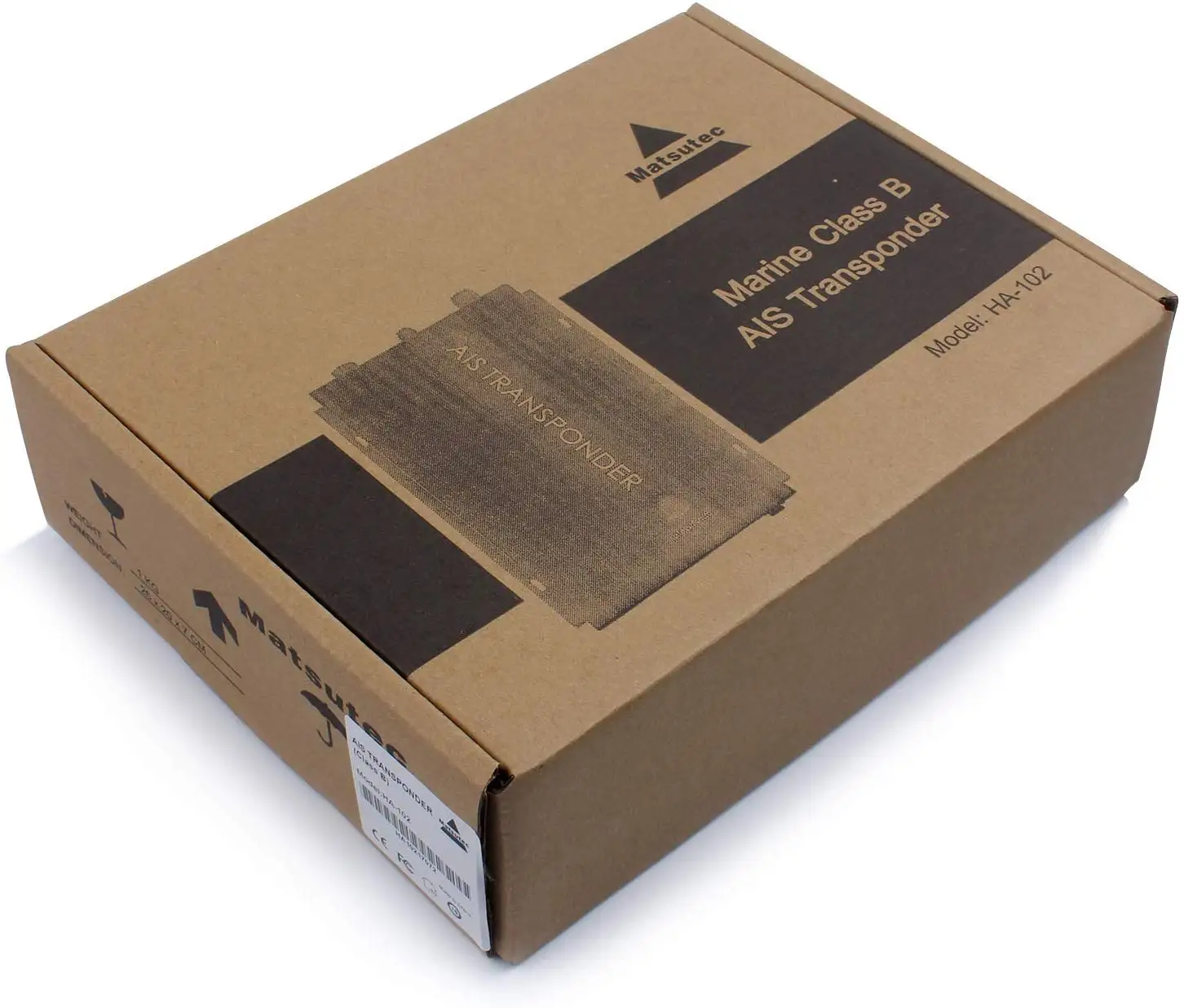 

Морской транспондер класса B+ мощностью 5 Вт Matsutec HA-102 с разветвителем HA-017 GPS и UHF vhf и кабелем преобразователя DB 9 RS 232