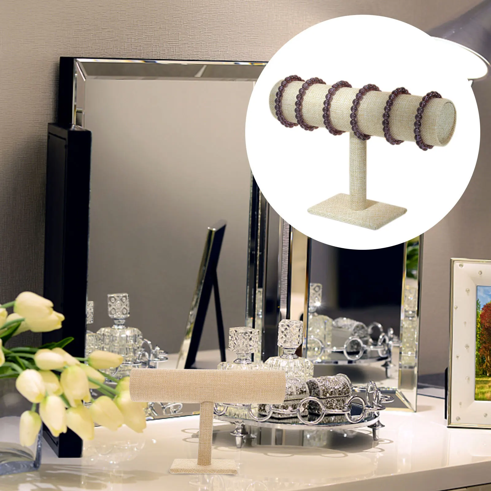 Headpiece Rack Organizer Lightweight Stable Portable Hair Tie Display Stand for Home Store Use Gift Friends Family