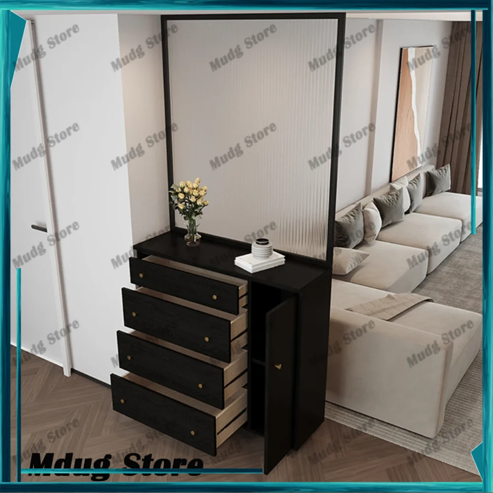 

Glass Handles Cabinet Display Living Room Entryway Bedroom Cabinet Drawers Vintage Vitrine Salon Meuble House Accessories