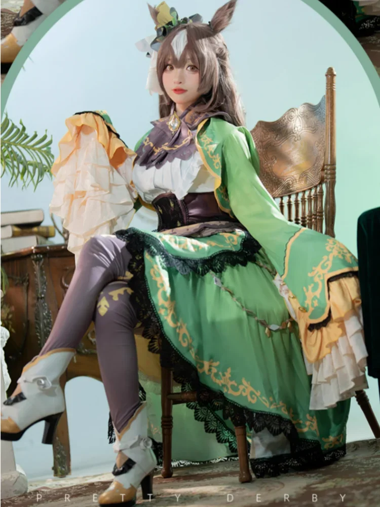 Hot Game Umamusume: Pretty Derby Satono Diamond Cosplay Costume Women Dress Costumes Role Play Clothing Carnival Suit Pre-sale