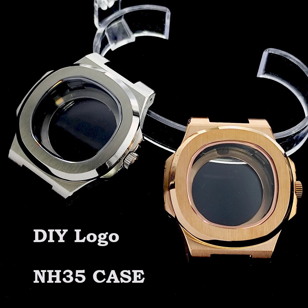 NH35 Watch Case Men's Watch Stainless Steel Case Personalized Customization Case Suitable for NH35 Movement Watch Accessories