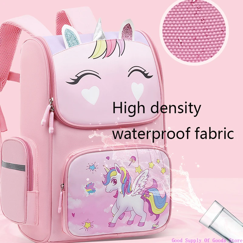 2025 детский рюкзак для девочек, милый единорог, школьный рюкзак с героями мультфильмов для учащихся начальной школы, розовый, фиолетовый, детский рюкзак для подростков, рюкзак для девочек