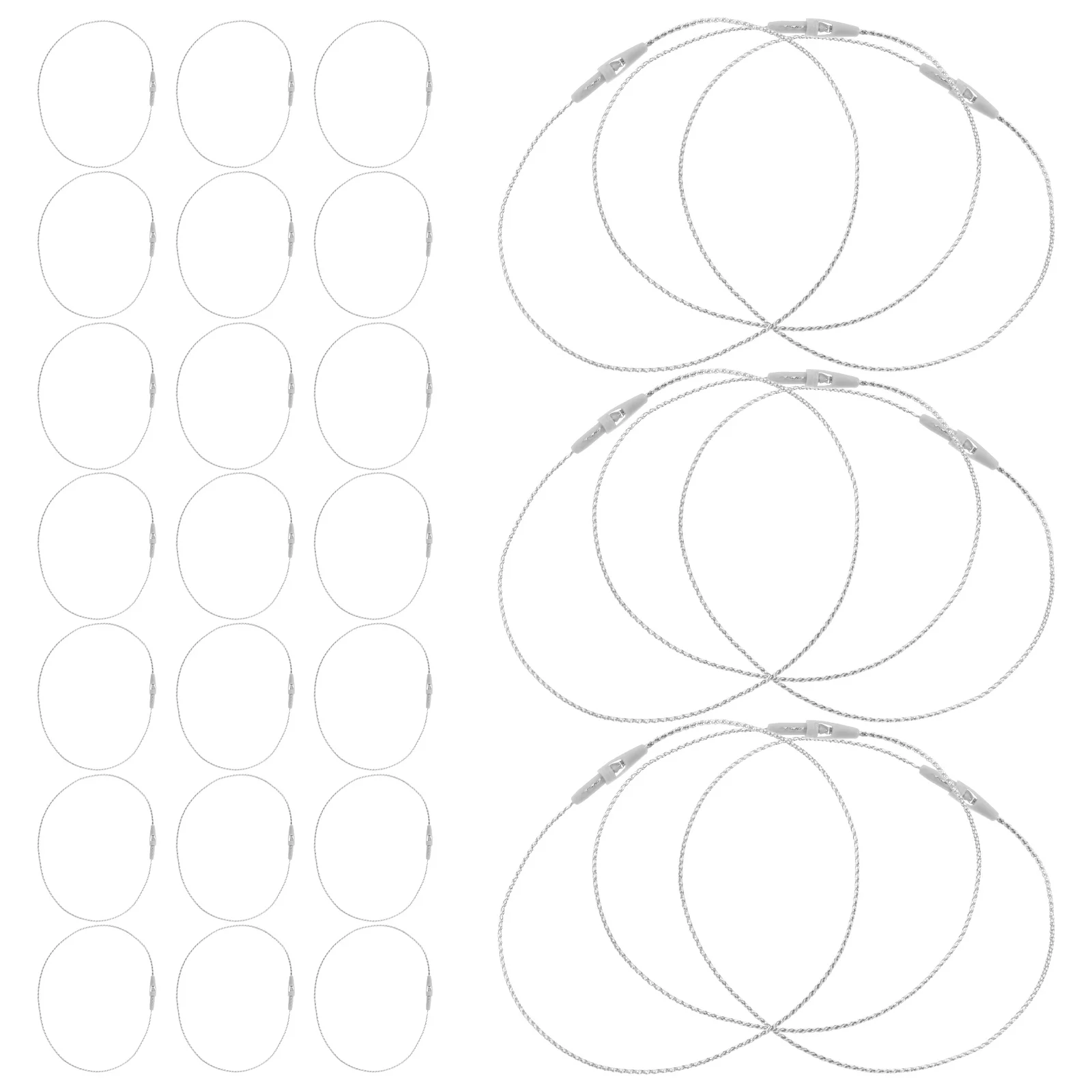 

100pcs Christmas Ball String 20cm Golden Polypropylene nament Hangers Craft Tags Decorative Jar Lanyard