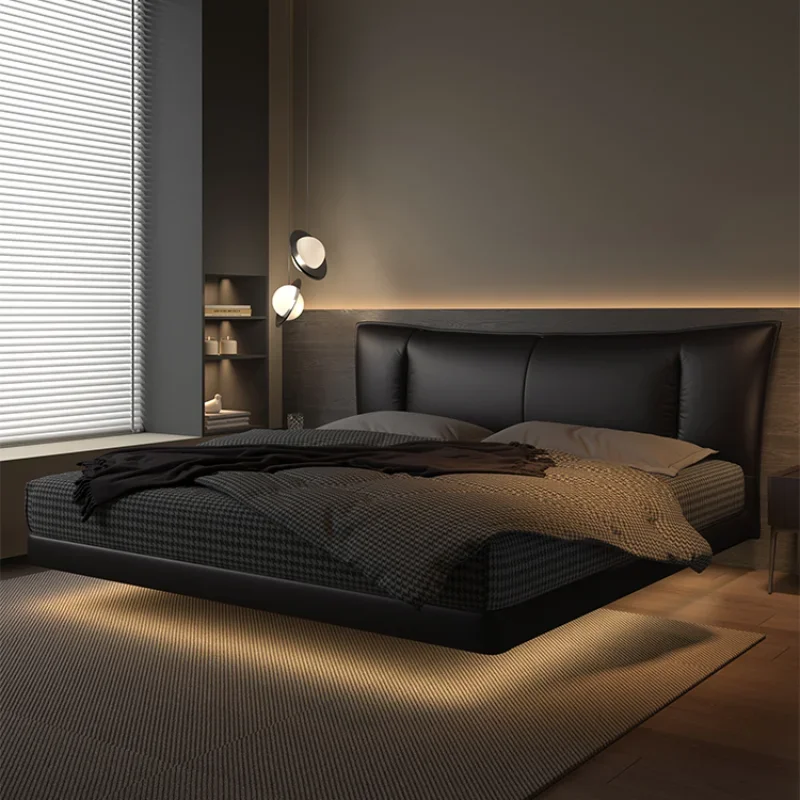 

European Simple Double Bed Frame With Storage Wood Bedroom Twin Bed Frame Queen Size Modern Cama Moderno Lujo Home Furniture
