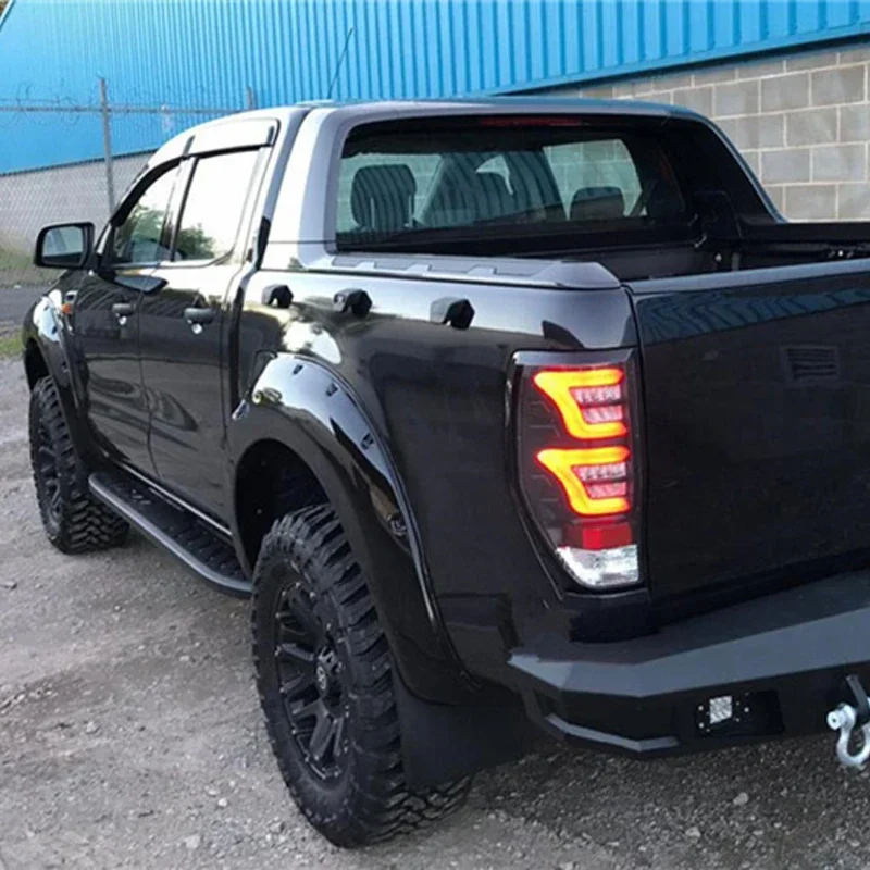 Car 4X4 LED Taillight For 2012-2021 Ford Ranger T6 T7 T8 PX1 PX2 PX3 MK1 MK2 Wildtrak XLT Auto Rear Tail Light Accessories