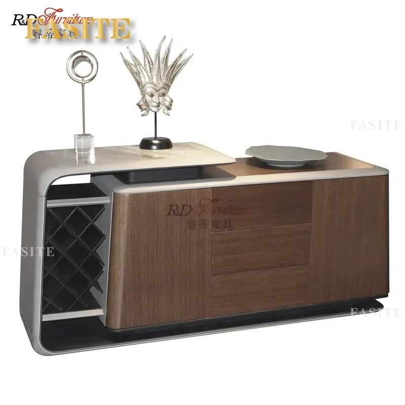For Simple Bookcase Decorative Storage Cabinet Wine Rack Office File Locker Furniture Multi-functional Display Shelf Home