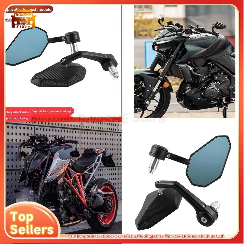 

Motorcycle Rearview Mirror Suitable for KTM DUKE 390 790 250 Z900 Wide View Handlebar Modification Mirror