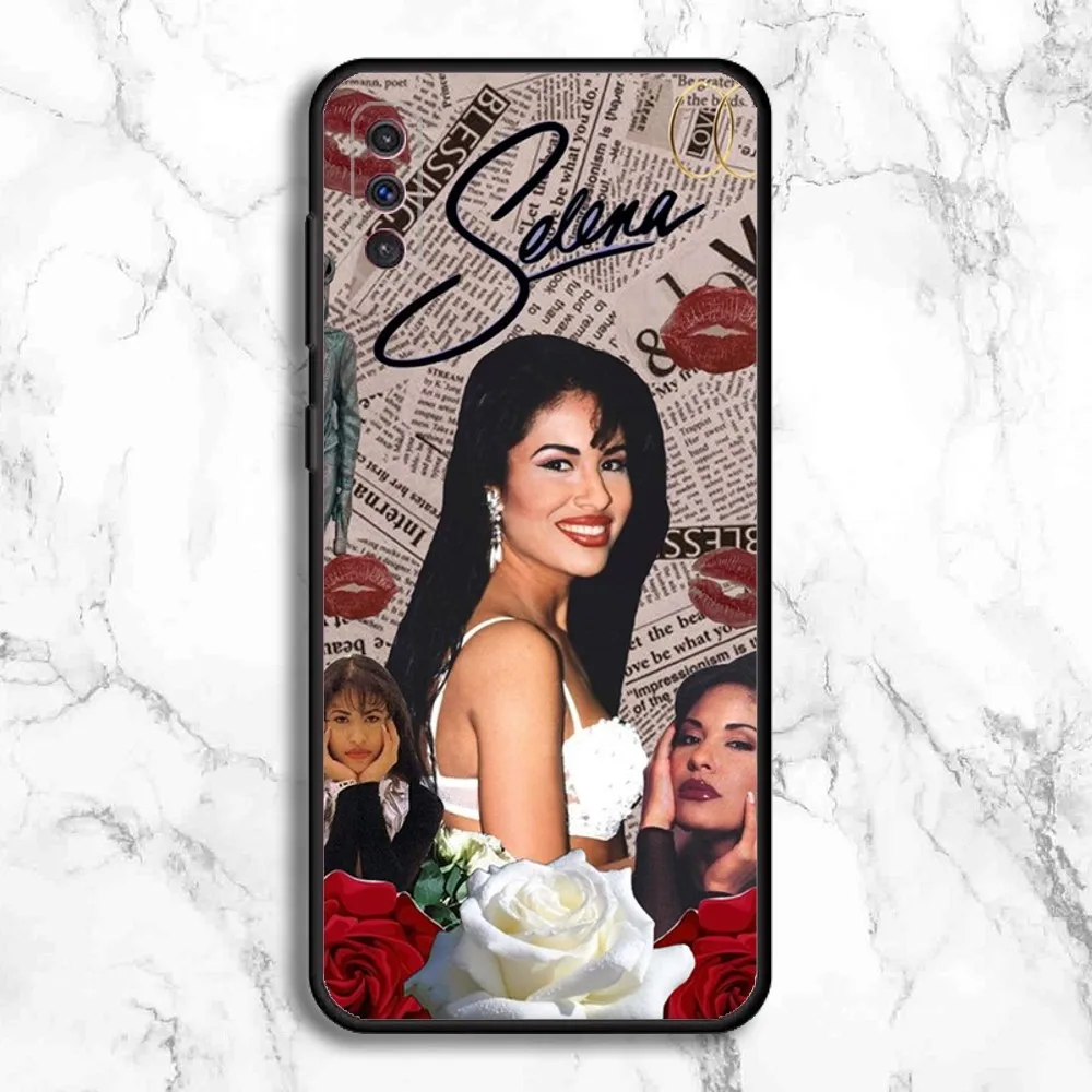 Selena Quintanilla Singer Phone Case For Samsung Galaxy A13,A21s,A22,A31,A32,A52,A53,A71,A80,A91 Soft Black Phone Cover