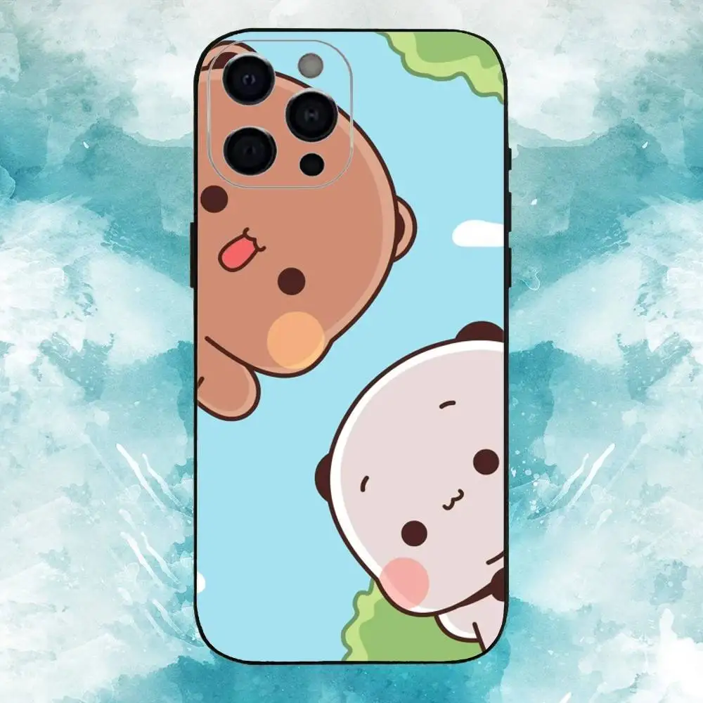 حافظة هاتف C-Cute BuBu DuDu مصنوعة من السيليكون الناعم لهاتف آيفون 17 16 15 14 13 12 11 X XR Plus Pro Max Plus